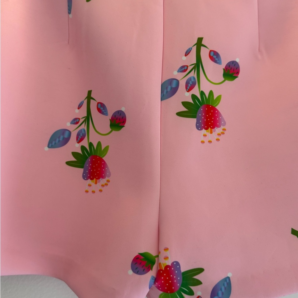 Cynthia Rowley Pink Bonded Strawberry Shorts Size 6 NWT - Picture 4 of 7